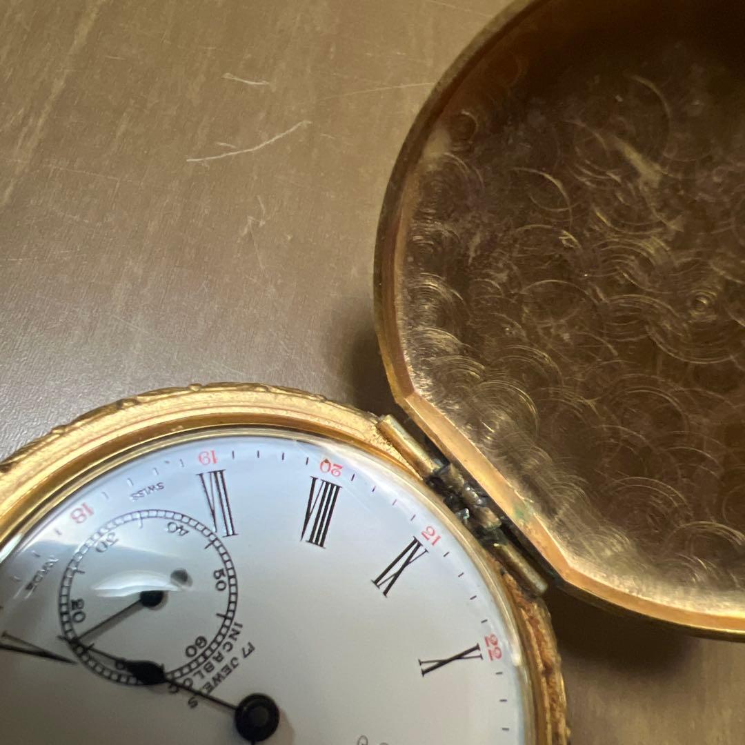 懐中時計　アンティーク　AERO WATCH