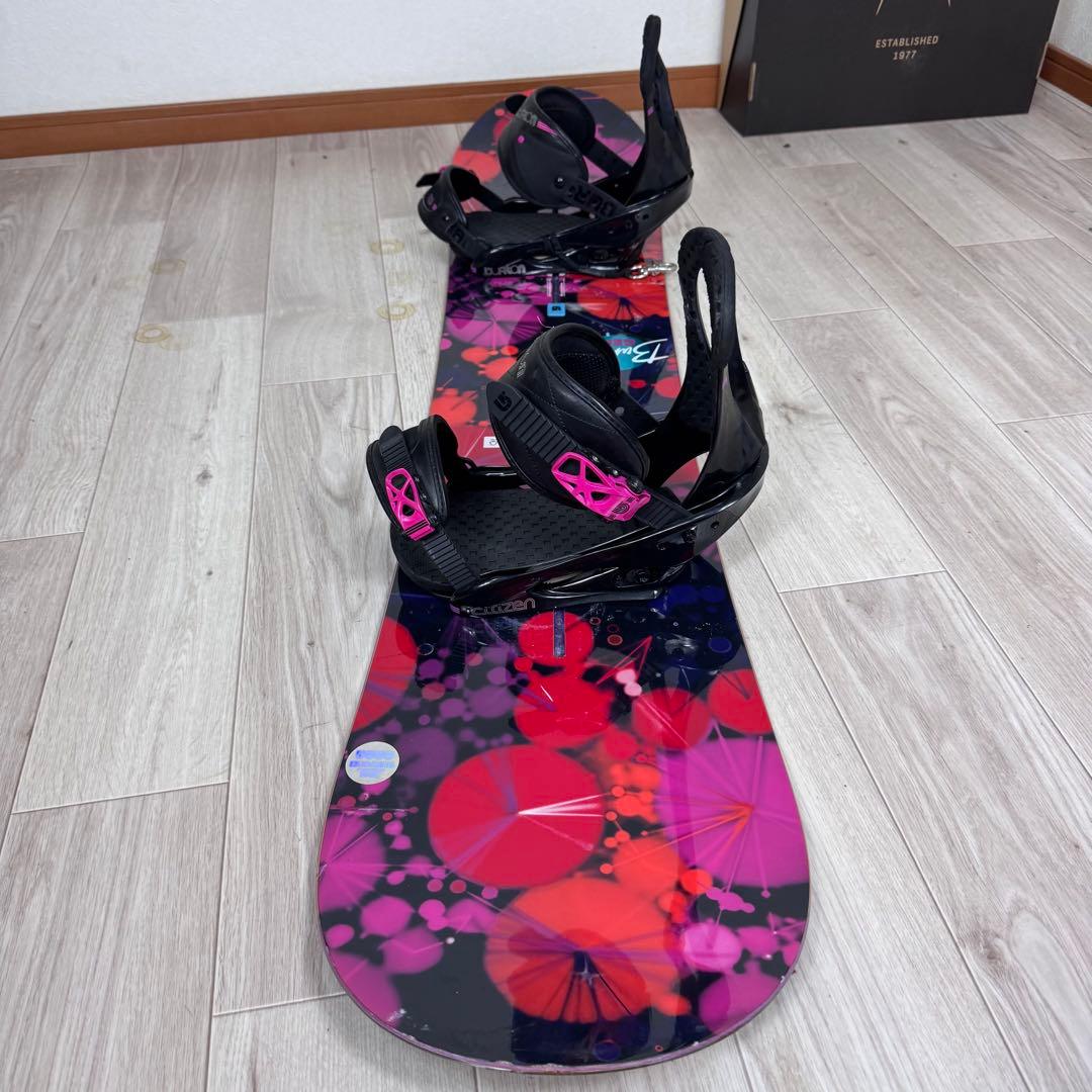 専用BURTON GENIEレディース スノーボード 138cm セット