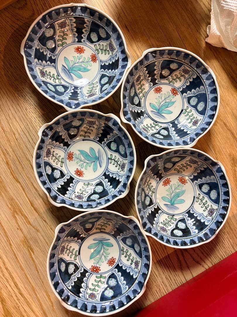 有田焼　五代佐藤走波 5個セット