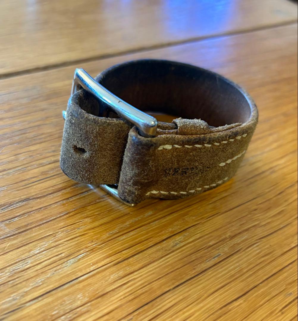 HERMES エルメス エトリヴィエール レザー ブレスレット バングル H刻印