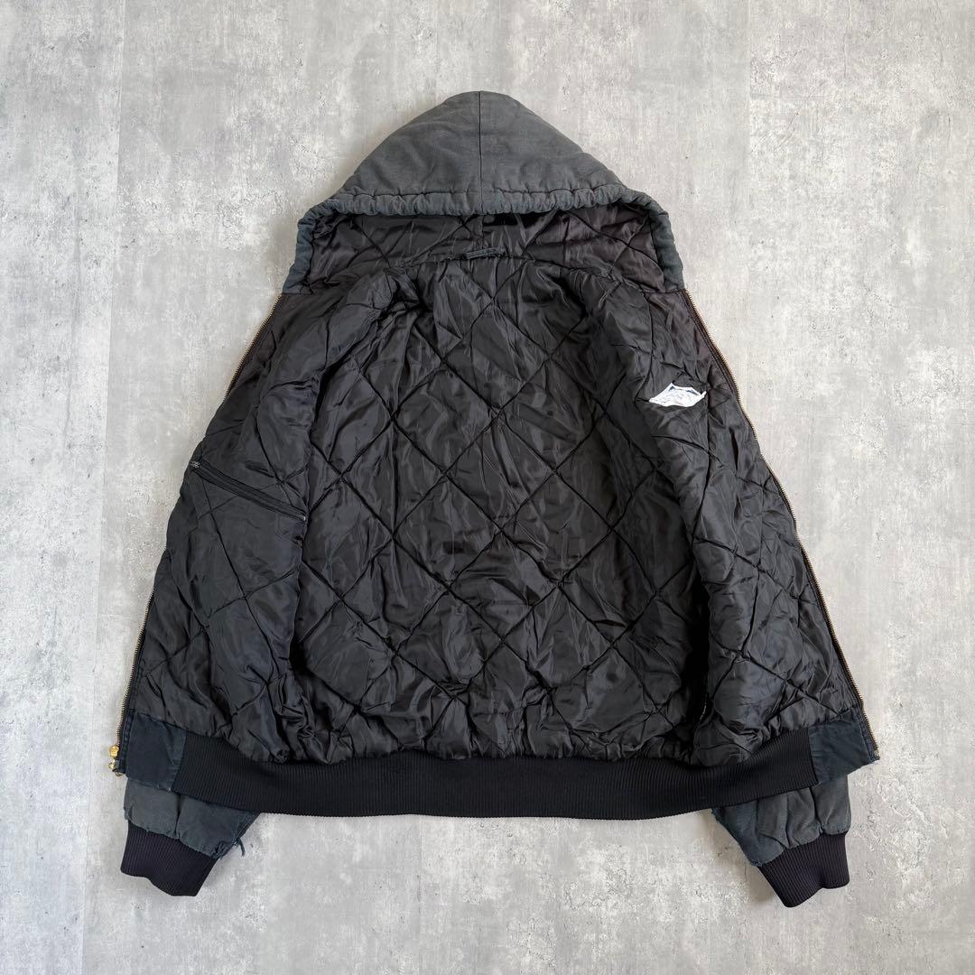 80~90s ノーブランド ダックジャケット グッドフェード M キルティング