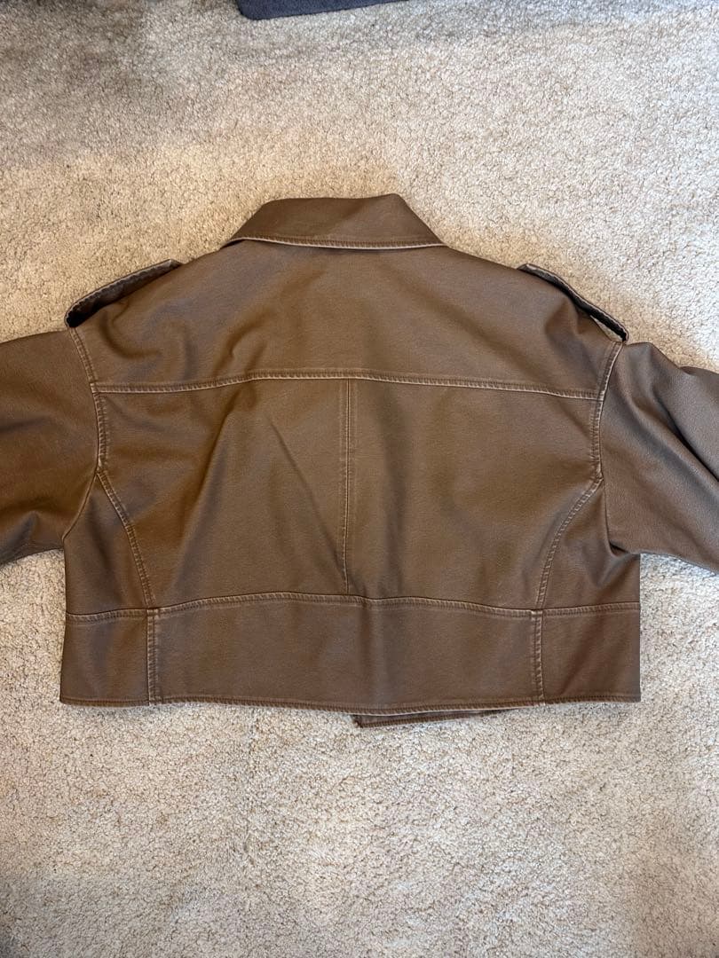 Sea Room lynn Vintage wash ECOレザーライダース
