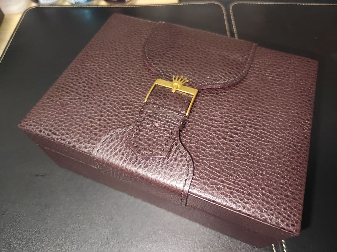 【ROLEX】 腕時計ケース 空箱　ダークブラウン