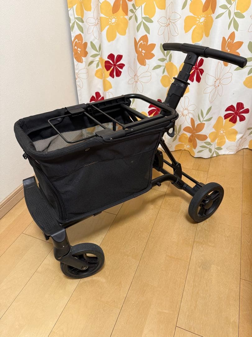 折りたたみペットカート ブラック　AIRBUGGY. wizx