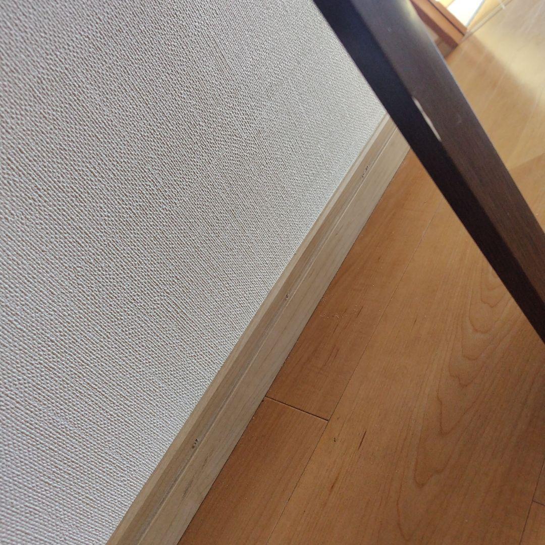 防災ミラー　割れないクン　割れないミラー＊ダークブラウン スタンドミラー