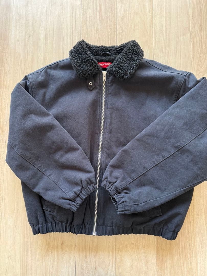 美品 Supreme Faux Shearling Lined Bomber