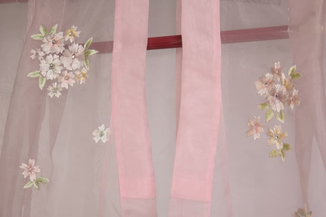 和装　女の子　着物　羽衣　ピンク