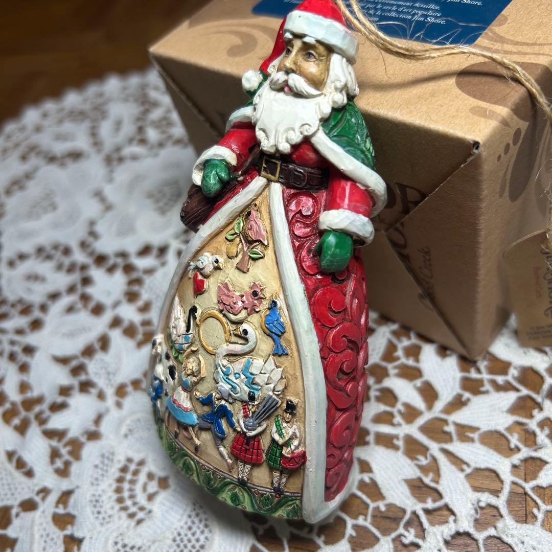 ジムショア　エネスコ　サンタ　クリスマス　オーナメント　JIMShore 2体