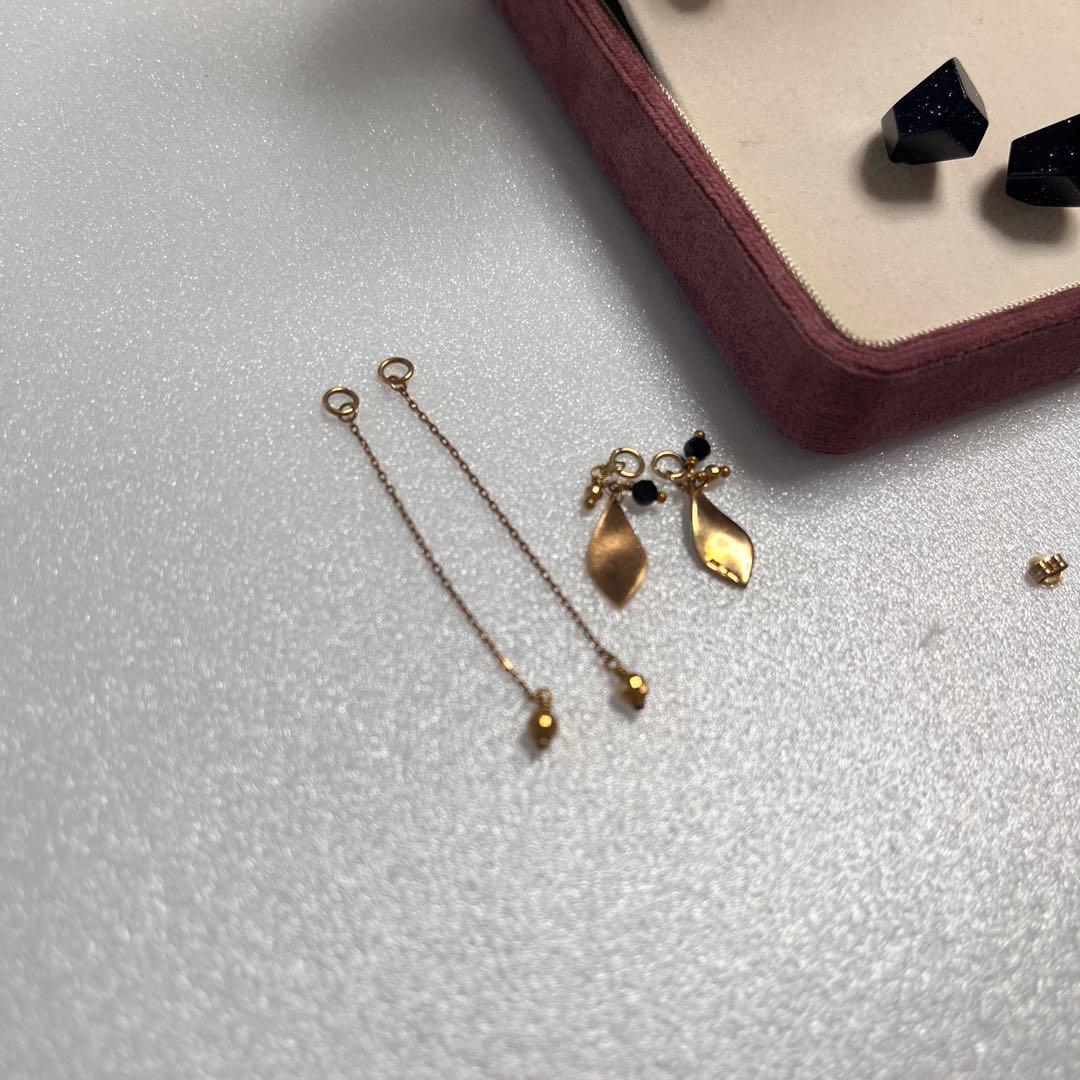 agate クリスマス限定ピアスセット　箱あり