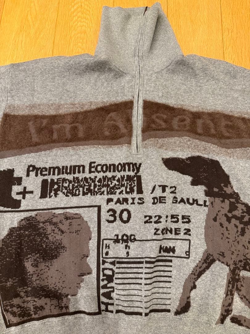 トップス Knuth Marf concept jacquard knit/gray