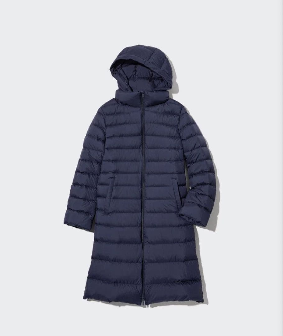 ユニクロUNIQLOウルトラライトロングダウン　ブラックM