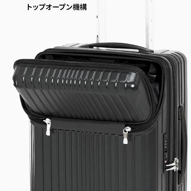 A.L.IスーツケースM/52L/ALI-6060TP/ガンメタ/未使用