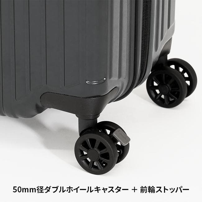 A.L.IスーツケースM/52L/ALI-6060TP/ガンメタ/未使用