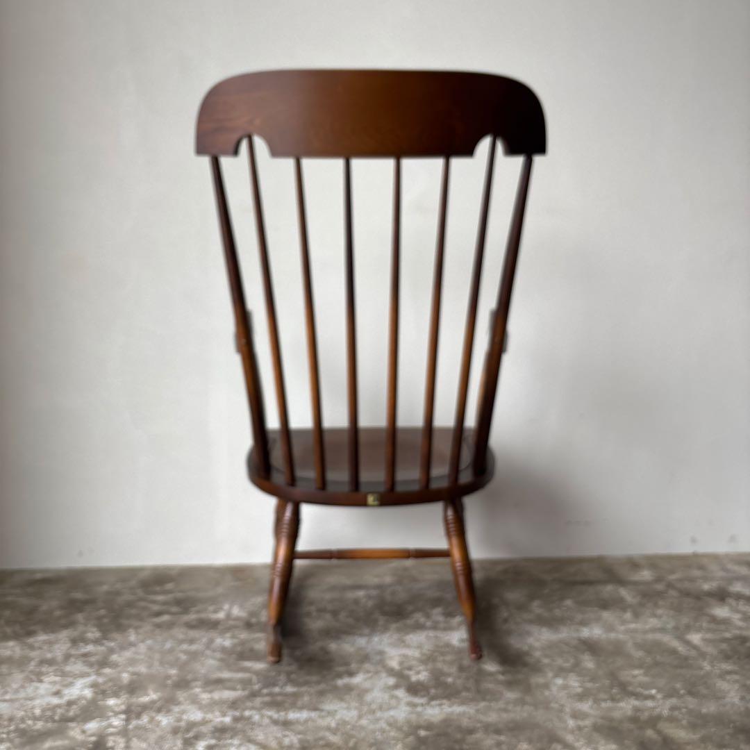 キツツキマーク　ロッキングチェア　飛騨産業　飛騨家具　椅子