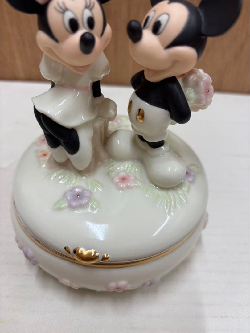レノックス ミッキー、ミニー小物入れ