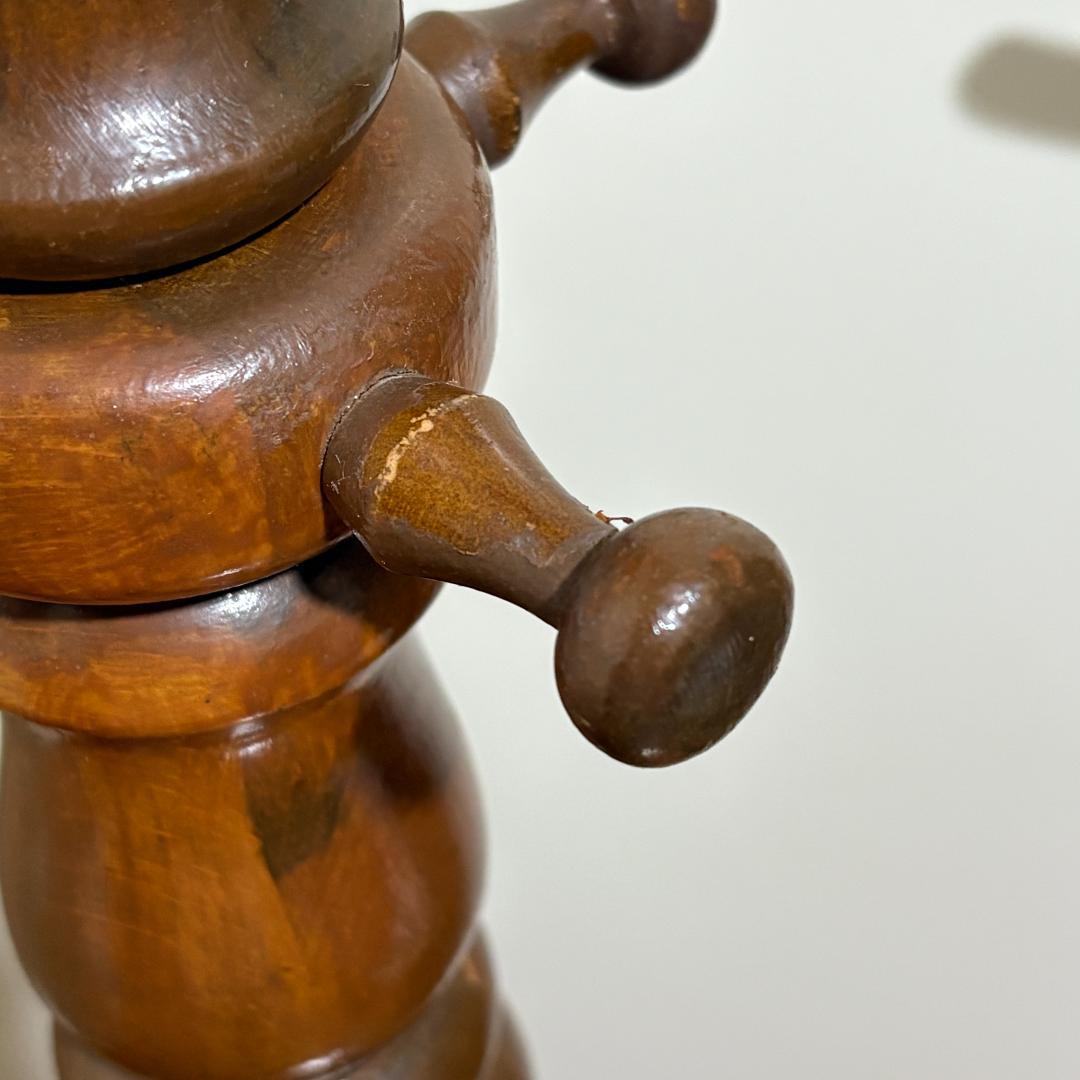 【高級】Karimoku コロニアル ポールハンガー カリモク アンティーク