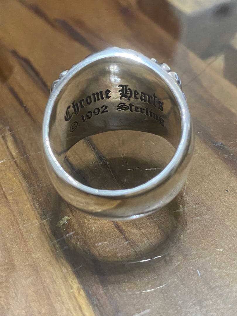 クロムハーツ　KEEPER RING リング　22号シルバー925 オニキス