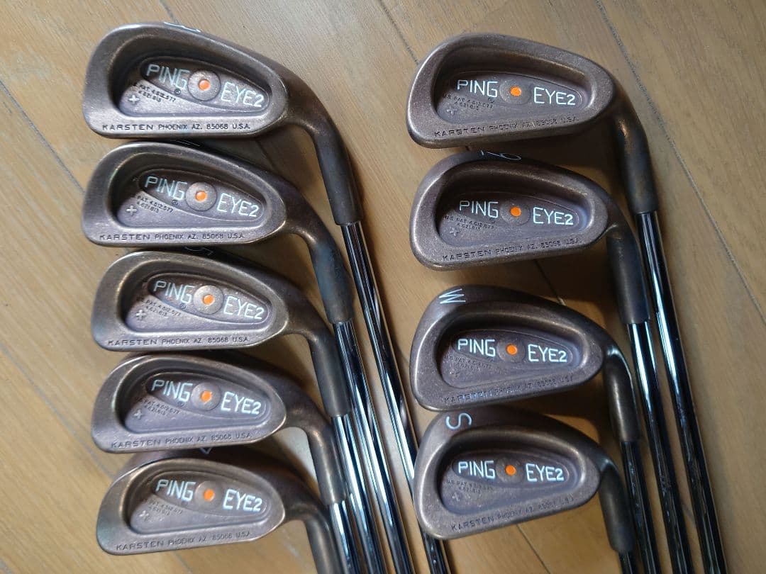 未使用新品 PING EYE2+ BeCu Iron 9本 ピン アイ2 プラス