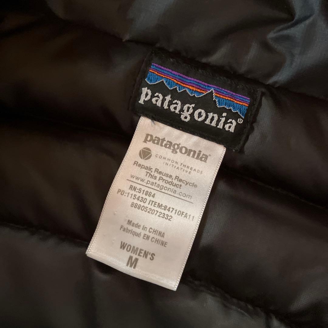 Patagonia ダウンセーターフーディ　ブラック　レディース　11年製