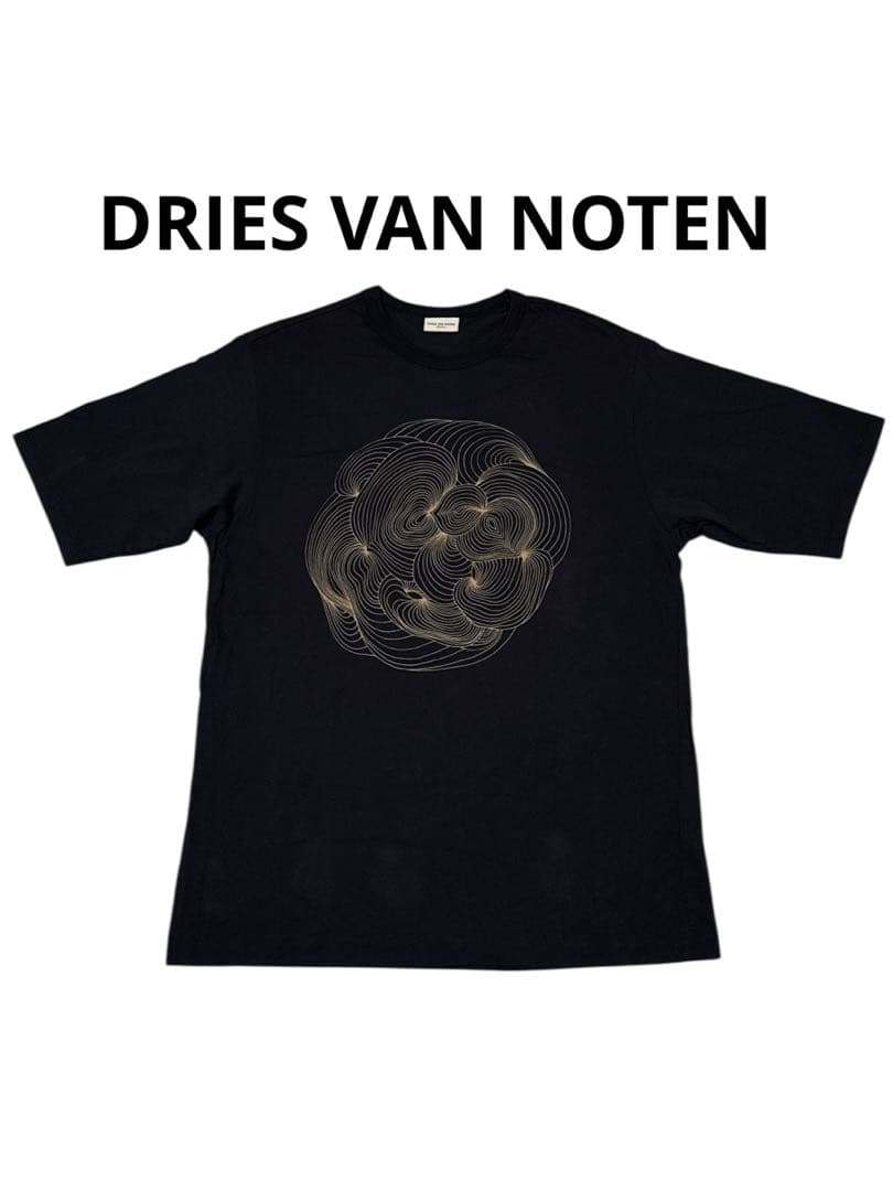 DRIES VAN NOTEN 18ss 螺旋プリントTシャツ