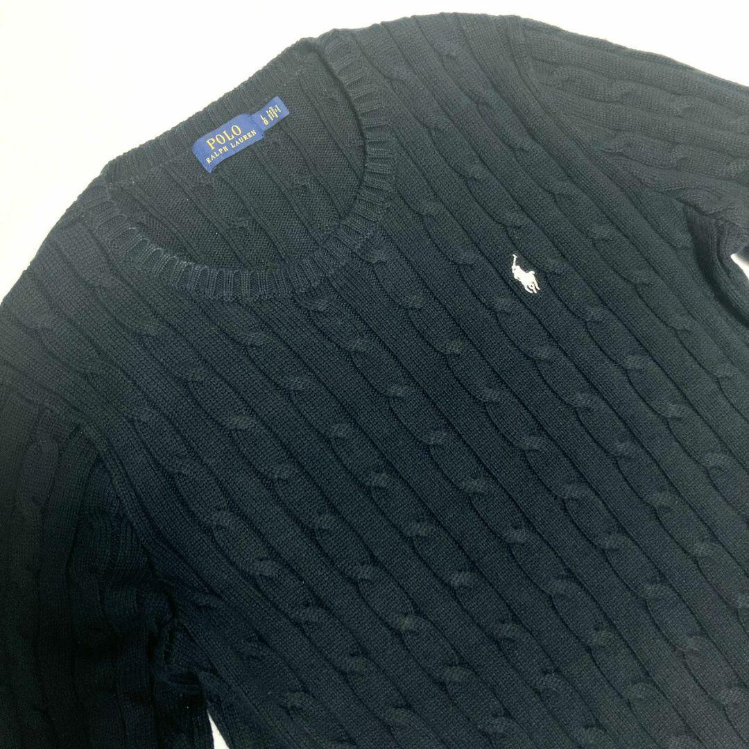 POLO RALPH LAUREN　ケーブルニット LG　170/96A 紺