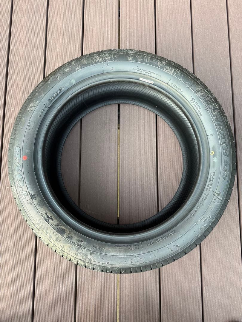 TOYO TRANPATH R1 タイヤ2本235/50R18 30アルファード