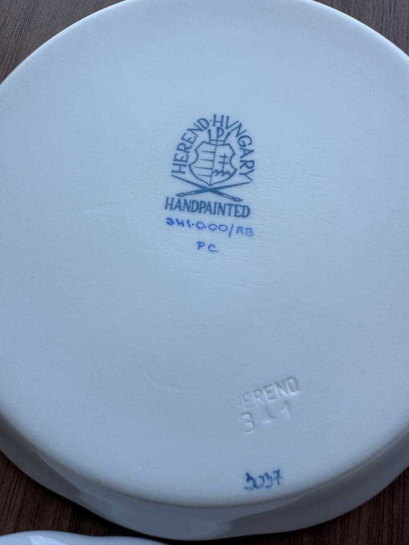 Herend ヘレンド　花柄 皿 4枚セット