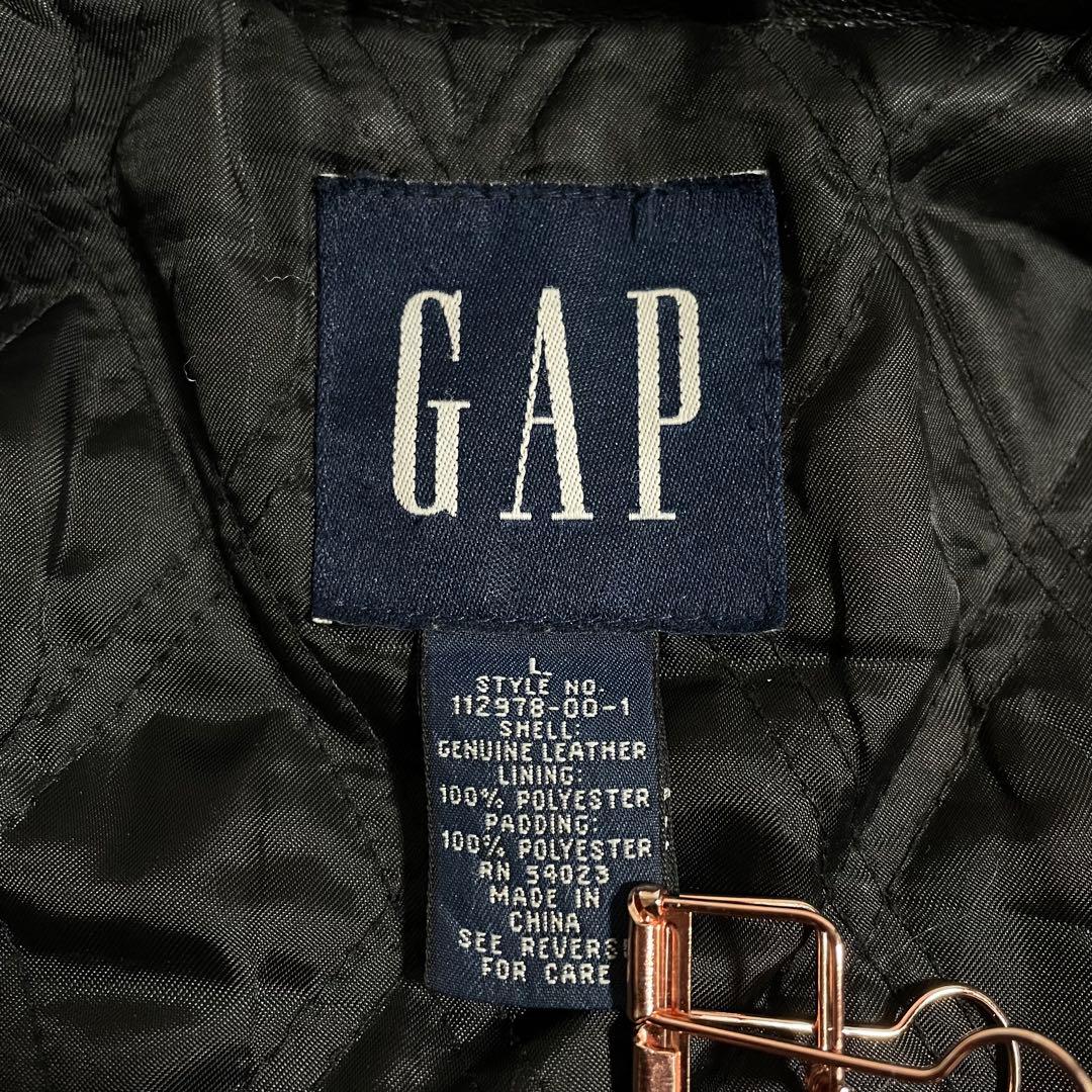 オールドギャップ レザージャケット 襟付き 本革 牛革