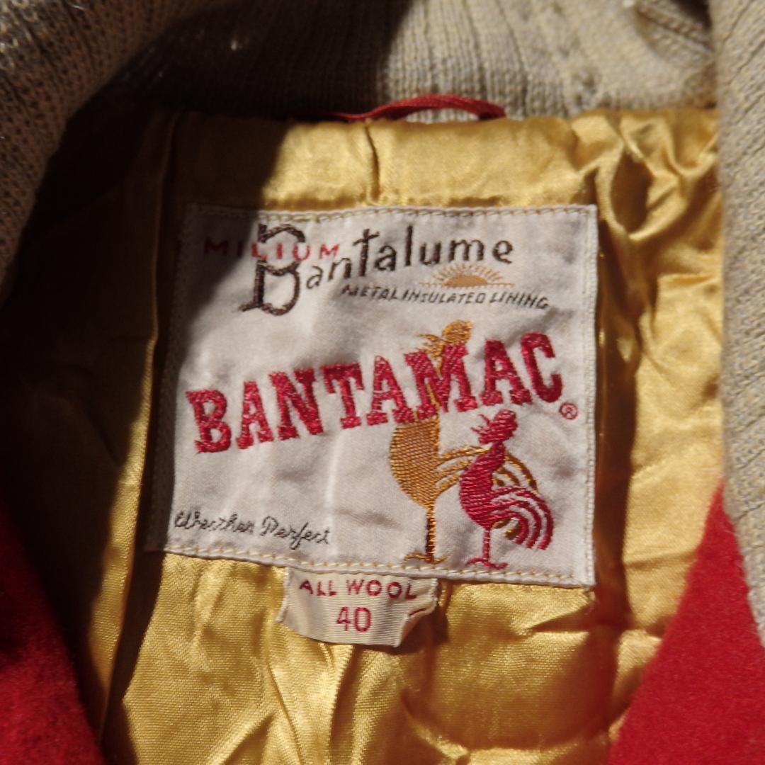 50s 60s BANTAMAC ウールジャケット CROWNジッパー