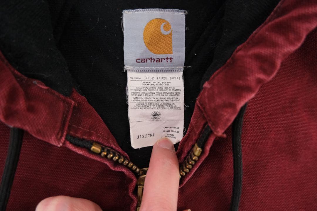 J130 CRI USA製 カーハート アクティブ ジャッケット L