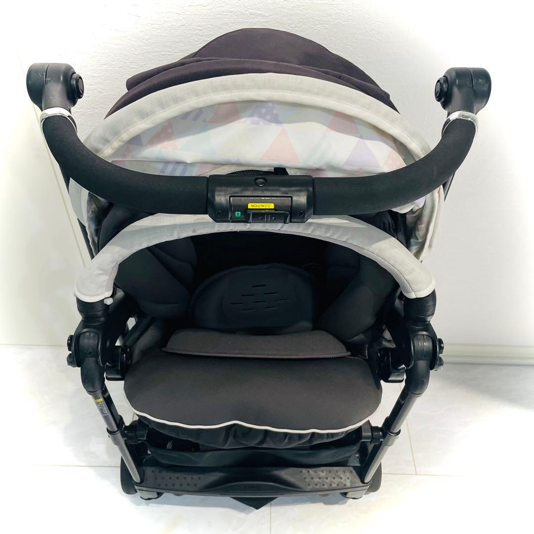 【超美品】コンビ ベビーカー スゴカルa 4キャス コンパクトダイヤモンドグレー