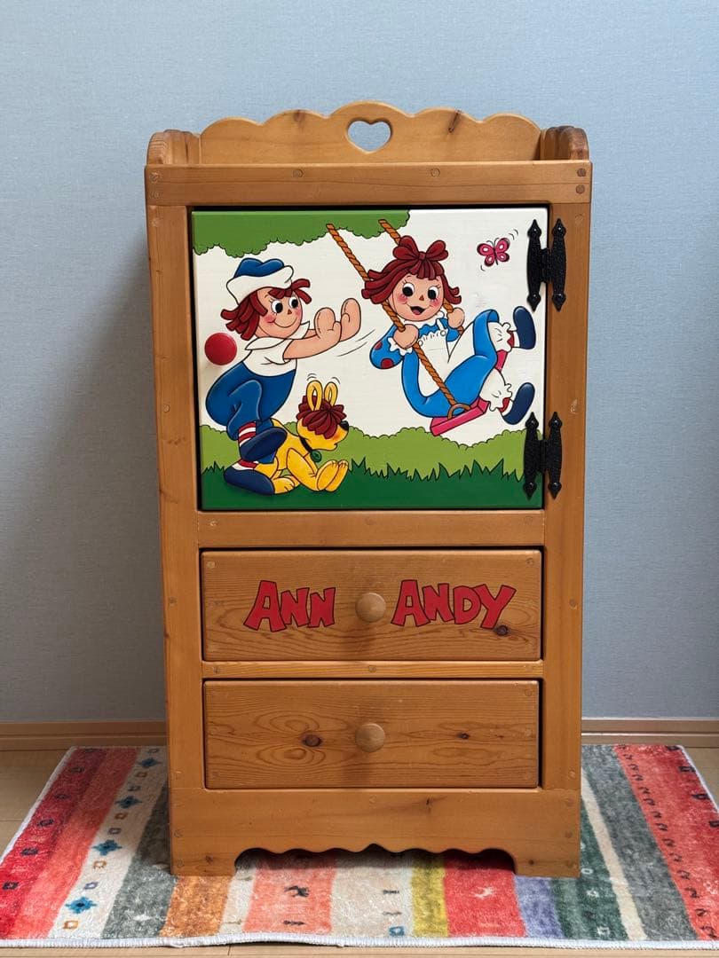 ラガディ　アン＆アンディ　カントリー　家具　 トールペイント