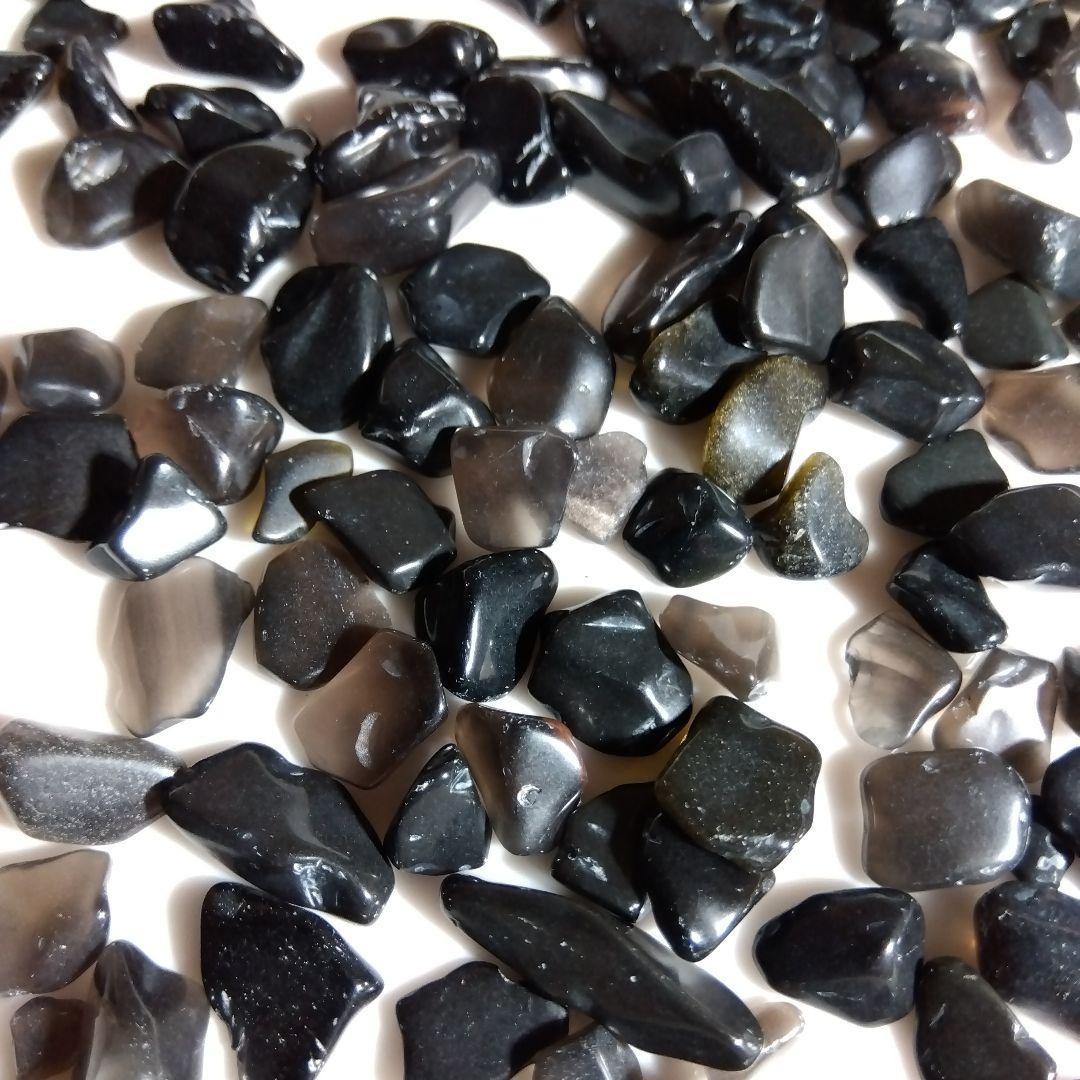 在庫整理特価　黒水晶　モリオン　さざれ　10kg　天然石　さざれ石　細石　大量