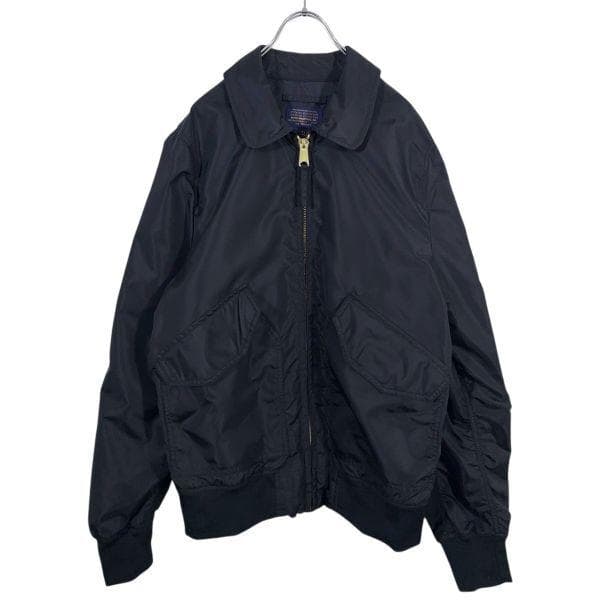 【美品】ALPHA アルファ フライトジャケット L 黒 MA-1 TA0629