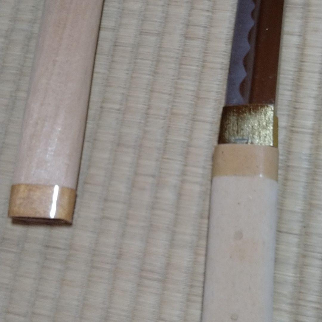 模造刀　日本刀白鞘  鍔無し