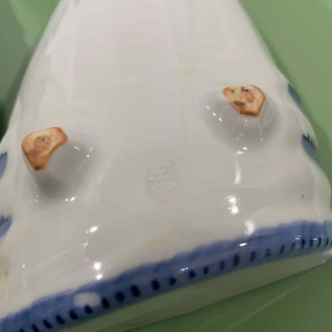 筍型　向付　食器　京焼