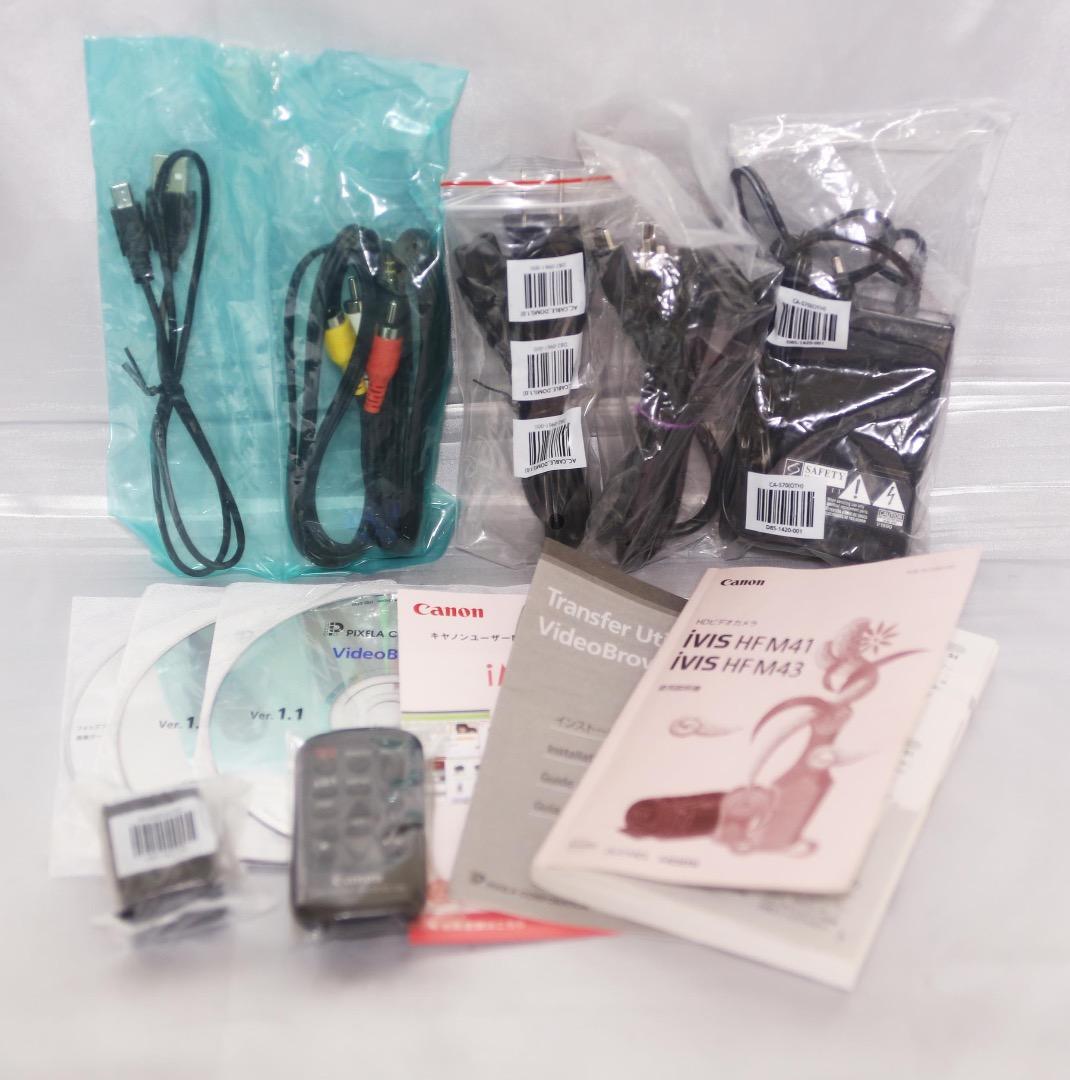■Canon ivis HF M43 元箱/付属品付 バッグおまけ 2011年製