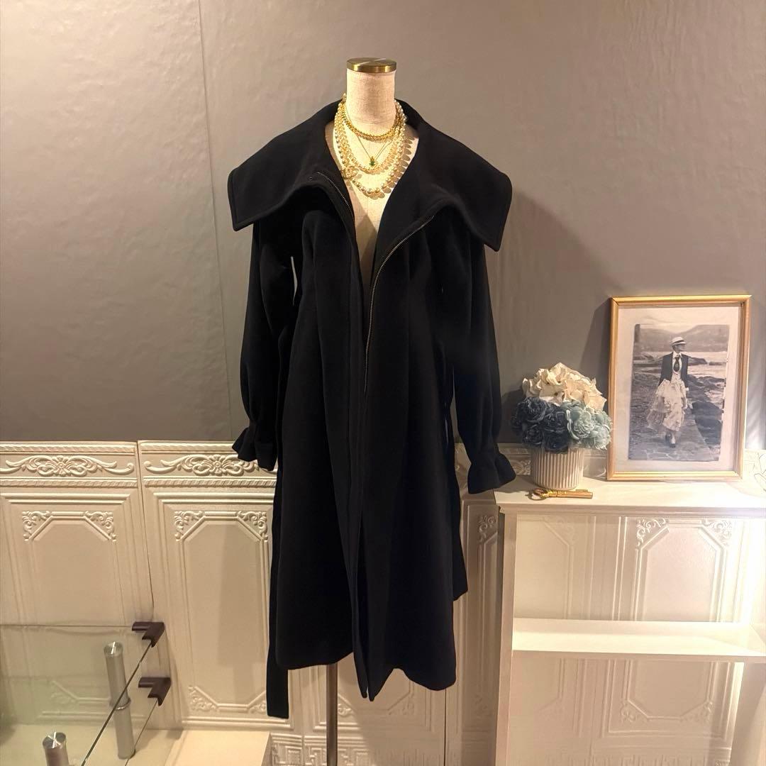 【8万円】SHIZUKA KOMURO アンゴラウール　デザイン　コート