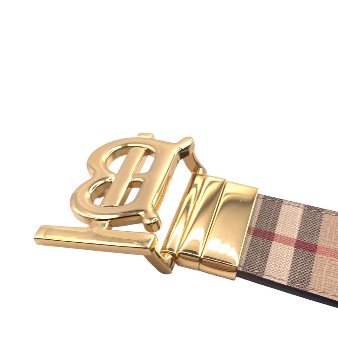 美品★Burberry　バーバリー　ベルト　リバーシブル101-111cm