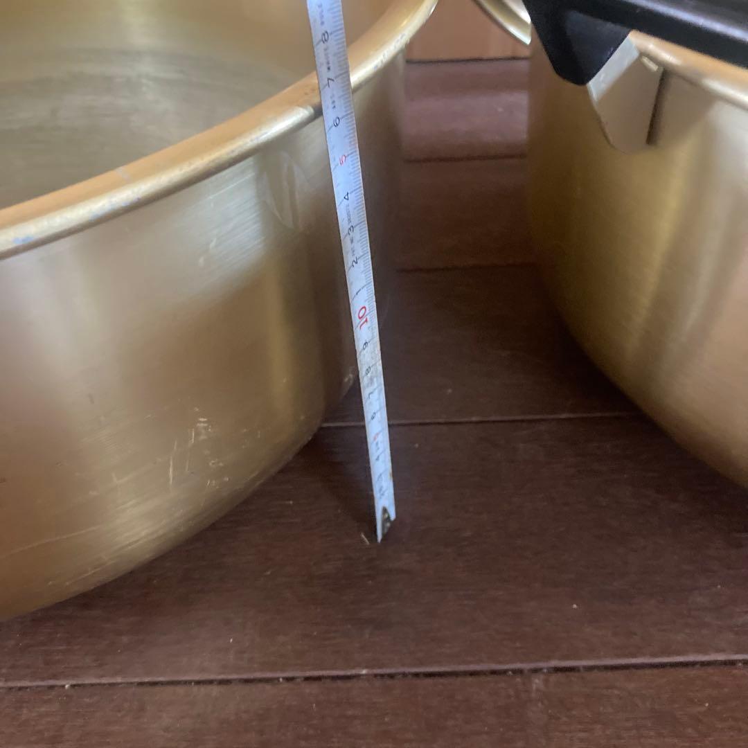 ラーメンうどん湯切りてぼ すいのう アルミ両手鍋 セット