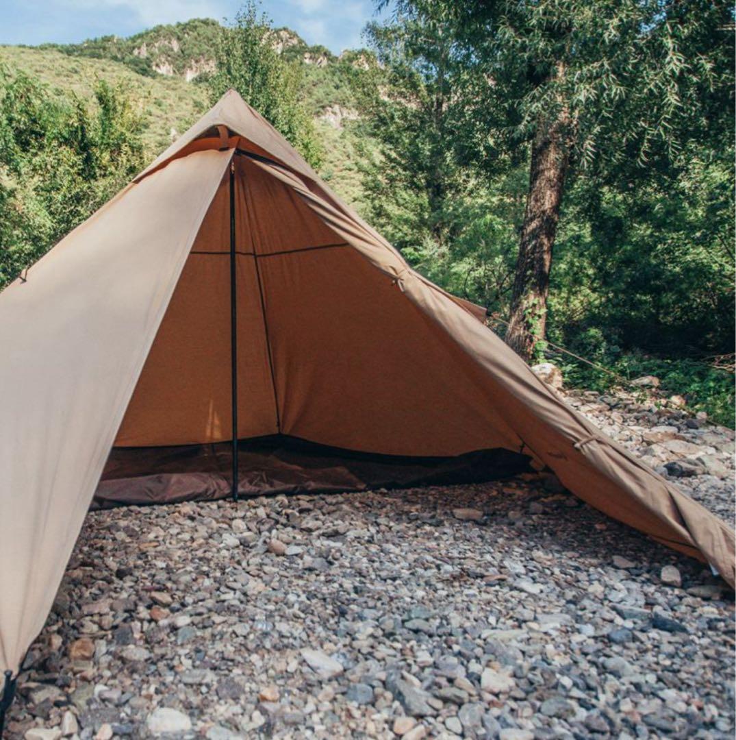 KING CAMP ワンポールテント　TC素材