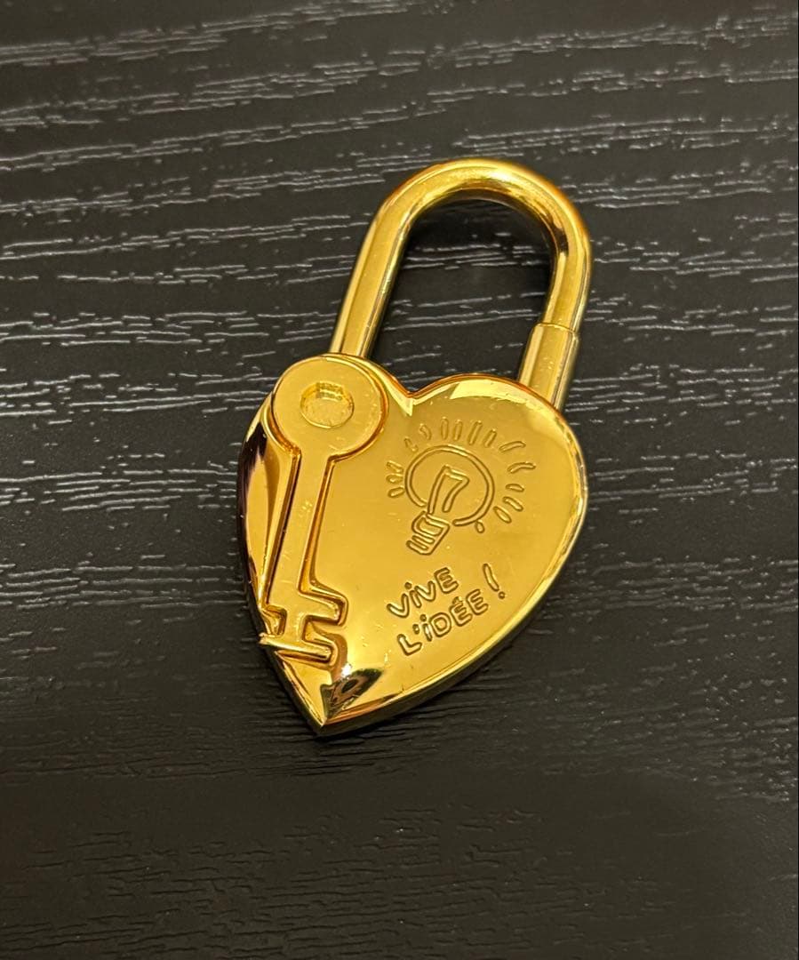 HERMES エルメス カデナ チャーム ハート 2004年製 ゴールド