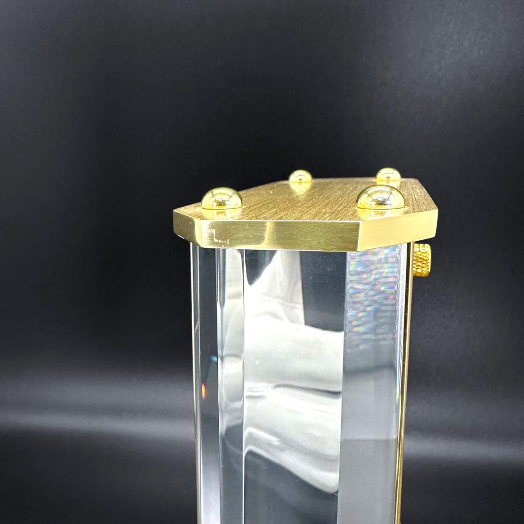 WAKO 和光 クリスタル 置時計 時計 インテリア