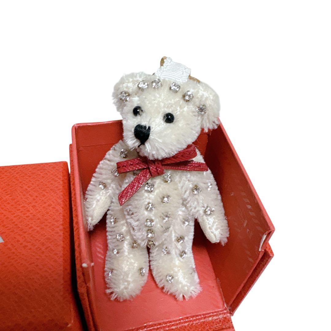 【2点セット→クマチャームのみ】PRADA イタリア製 ビーズ 箱付