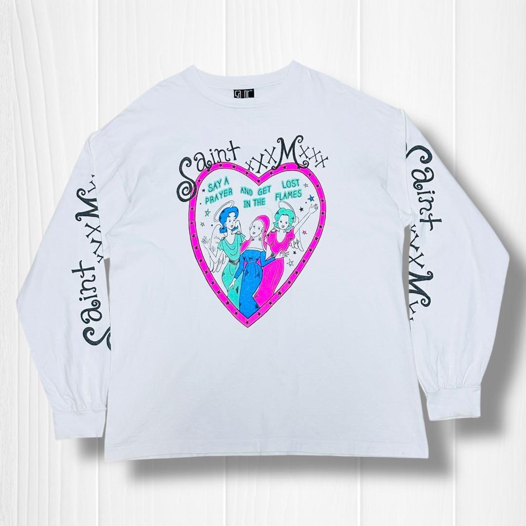 専用【24SS☆国内正規品】LS TEE PINK HEART / WHITE