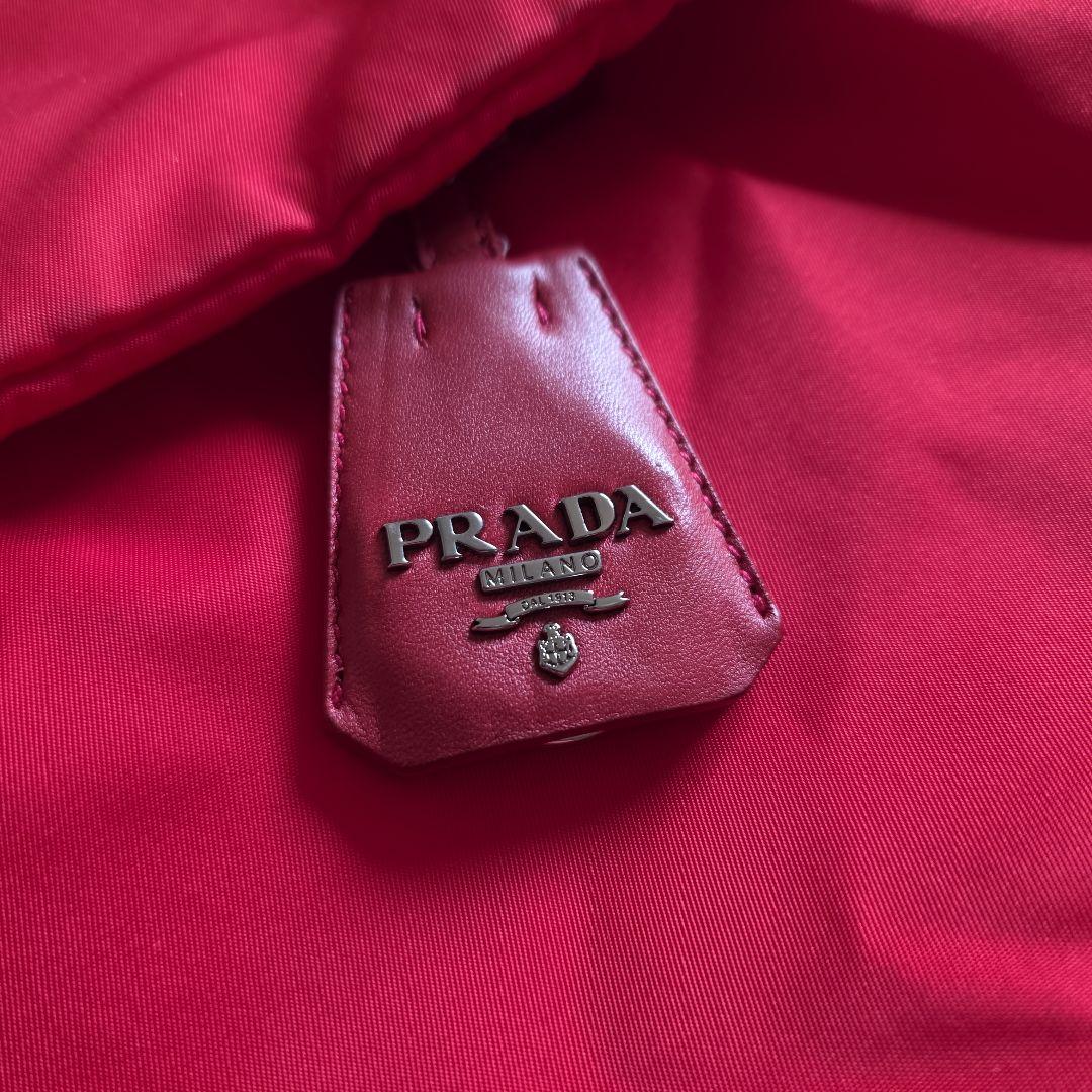 PRADA 赤 トート斜めがけ2wayバッグ