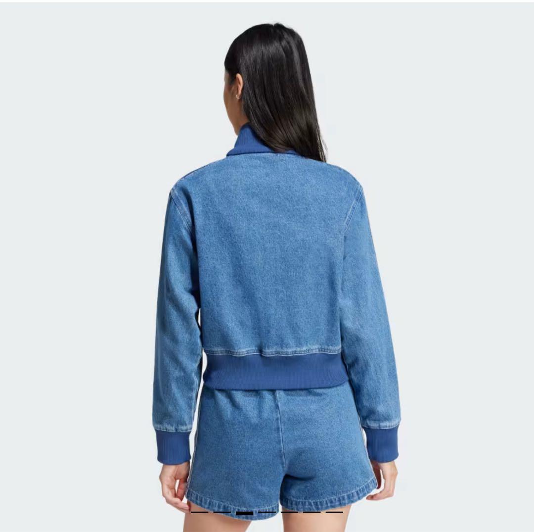 1度着用のみadidas デニムトラックジャケット ジャージ アディダス