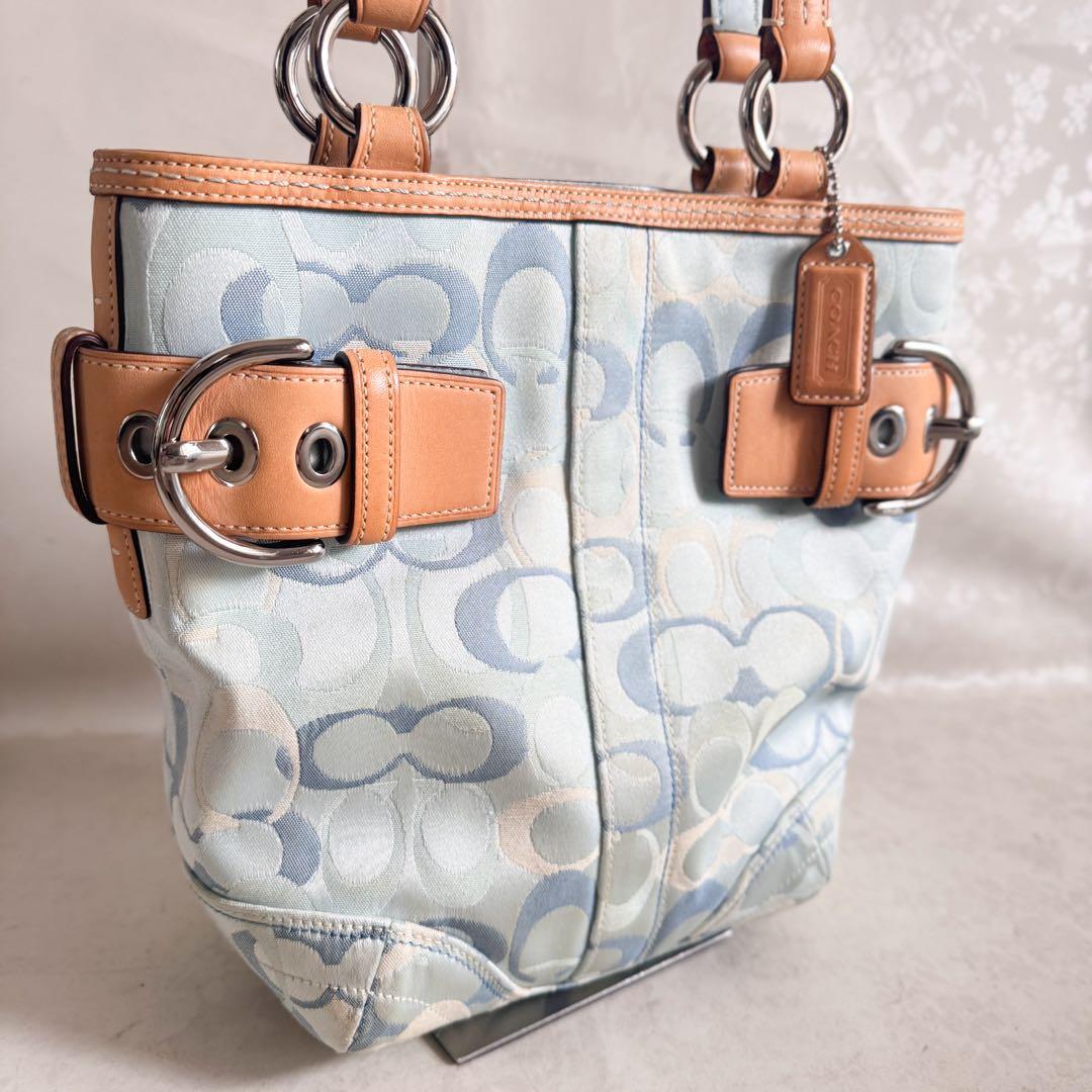 バッグ COACH Signature Buckle Tote y2k 2000s