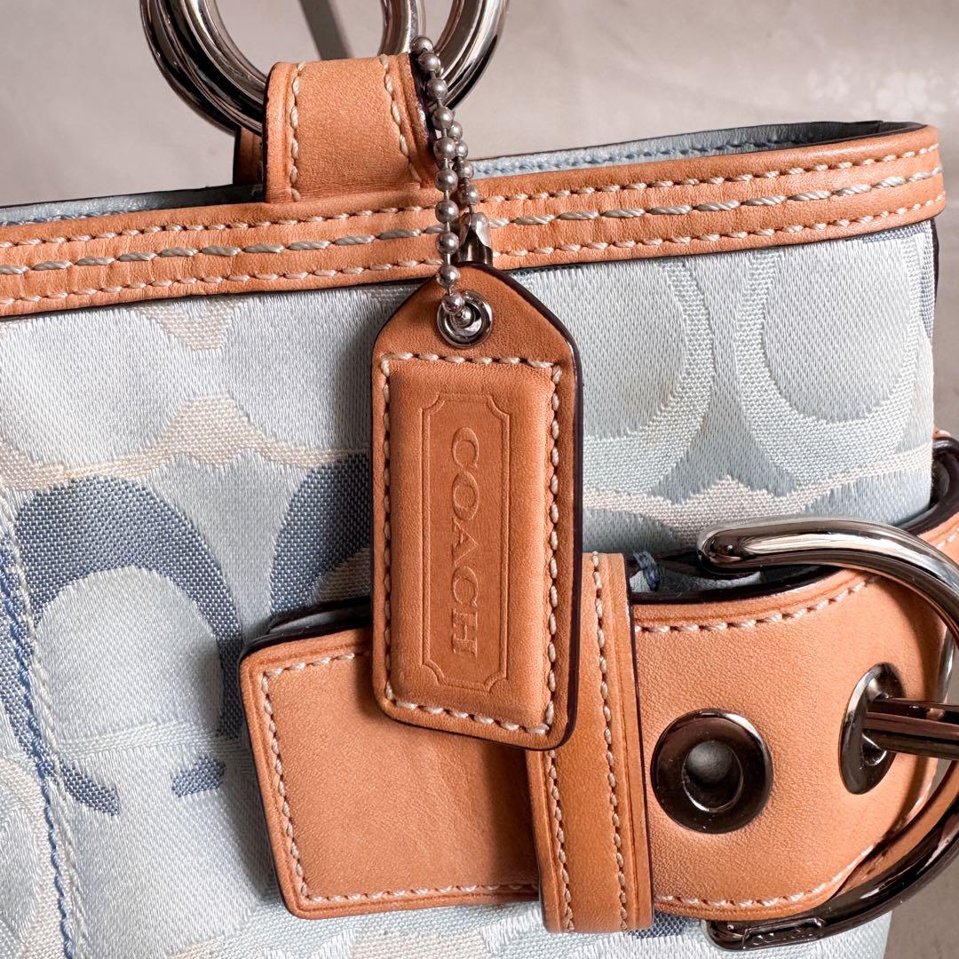 バッグ COACH Signature Buckle Tote y2k 2000s