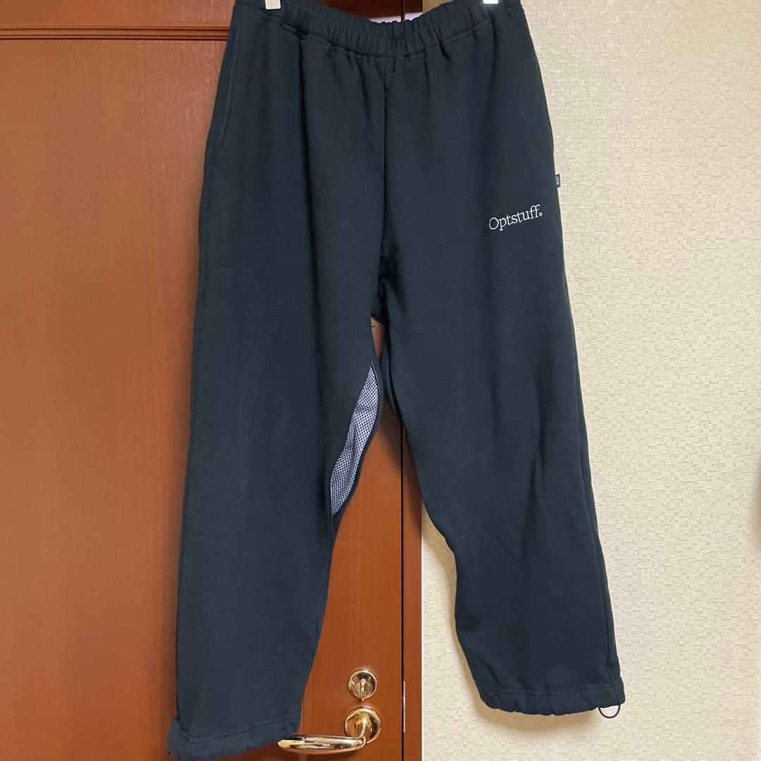 パンツ optstuff VENTILABEL SWEAT PANTS BLACK M